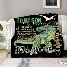 I'm Giving My Son A Fleece Blanket - A Heartwarming Design With Heartfelt Messages, A Heartfelt Message Design, Made With Love,Super Soft Flannel Printed  Blanket, As Birthday Gifts, Family, Wedding, Souvenir Blankets, Polyester Blankets Suitable For All Seasons, Washable, Machine Washable, Lightweight, Breathable, Comfortable, Warm, Unique, 280gsm For HimPersonalized Ideal Gifts For Her.  Perfect Nap, Camping, Travel, Home, Daily Life, Office Decoration, Birthday, Anniversary, Valentine's Day, Thanksgiving, Christmas, Halloween, Wedding, New Year Gifts ,Sofa,Bed,Car,Bedroom,Living Room,Office,  Outdoor Camping, Beach,Wall Decoration - Nhiều màu 10 - Xem 4