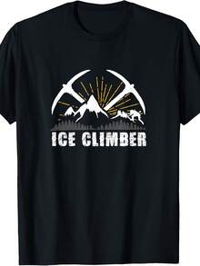 Mountaineering Ice Climbing Axe Mountaineering Ice Climbing T-Shirt - 款式15 - 查看 1