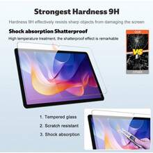 2pcs Screen Protector Compatible With Xiaomi Redmi Pad 2/Redmi Pad 2 Pro/Pad 2 Pro 5G/ Pad Mini/POCO Pad X1/M1 Tablet, 9H Hardness Tempered Glass Film, Anti-Scratch, High Clarity, Bubble-Free - Clear - View 6