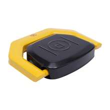 GDAE10 Barriera di parcheggio automatica gialla Barriera di parcheggio in acciaio ad alta temperatura Barriera di parcheggio con telecomando Barriere di parcheggio anticollisione a 180° Barriera di parcheggio impermeabile con 2 telecomandi Strumento allarmato - Giallo - Visualizzare 11