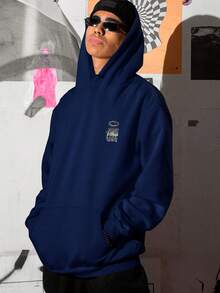 Sweatshirt The Path Truth EaVida Streewear Unisex Ref4015 - Navy Blue - View 2