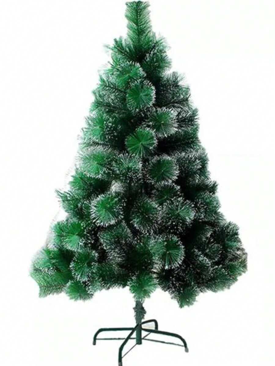 Arvore De Natal Pinheiro Nevada 1.20m 90 Galhos - Verde - Visão 1