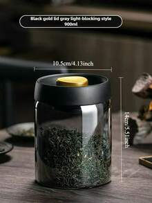 4/2/1pcs Vacuum Sealed Jars, Coffee Bean Storage Bottles, Kitchen Food, Grains, Tea Leaves, Glass Jars, Airtight Containers, Kitchen Accessories, Fresh Storage Jars, Kitchen Supplies, Glass Storage Containers, Coffee Bean Vacuum Sealed Glass Jars, Pressure Pump Storage Jars, Moisture-Proof Storage Jars, Moisture-Proof Vacuum Press Glass Jars, Suitable For Coffee Beans, Nuts, Kitchen Organization And Storage, Gift For Mom, Mother's Day Gift, Gift For Friends, Holiday Gift