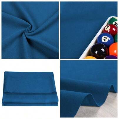 Professional Pool Table Felt Fits Standard 89 Foot Table, Snooker Indoor Billiard Pool Table Cloth Accessories With Cushion Cloth Strip, 3 Colors Choice