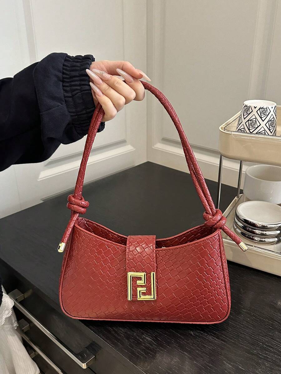 New Luxury Solid Color Versatile Women Shoulder Bag