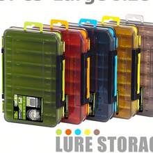 1pc Double-Sided Fishing Tackle Box, Multi-Compartment Design - Waterproof & Durable PP Material, Perfect For Storing Baits, Hooks & Accessories - All Season Use | Divided Storage | Secure Latch, Bait Box, Hook Box, Fishing Gear Storage Box - Multicolor - View 10