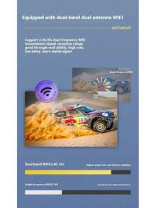 Proyector LCD HD para cine en casa y camping al aire libre,Modos Wi-Fi dual 2.4G + 5G, control remoto, compatible con USB AV y tarjeta SD, relación de aspecto 4:3, brillo de 230 ANSI lumens, ideal para regalos de Navidad, Halloween y Acción de Gracias, proyector de camping| Proyector elegante| Cable USB