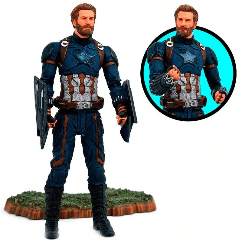 Avengers Articulated Figure - Navy Blue - View 1