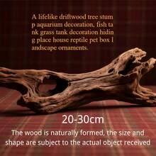 1 件 20-30 厘米天然浮木珊瑚装饰品（浮木为天然形状，厚度差异 5-10 厘米属于正常范围。收到浮木后，请将其浸泡在清水中数小时。） - 彩色 - 查看 14