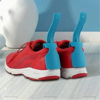 2/4pcs Shoe Horns With Handle, Plastic Shoe Lifter For Elderly, Disabled, Suitable For All Shoes, Christmas Gift