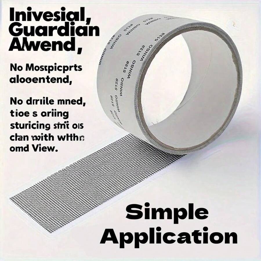 Window Repair Tape Repair Kit For Windows Or Doors Strong Adhesive Fiberglass Mesh Patch Tape