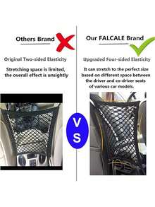 宠物车内防护网，狗狗车内防护网（带自动网罩和储物袋），宠物车内防护网（后座防护网）