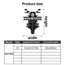 1 pièce Panneau métallique personnalisé pour moto, décoration murale de garage personnalisée, panneau de garage, panneau métallique pour couple de moto, œuvre d'art métallique pour moto - Cadeau pour les motards, Cadeau, Décoration pour couple de moto, Cadeau de mariage pour moto, Cadeau de Noël, Cadeau pour le père, le mari et le petit ami - Multicolore - Voir 40