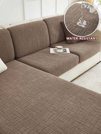 1 st vattenavvisande jacquard elastiskt sofföverdrag tjockare halkfria sofföverdrag för vardagsrum sovrum utomhus soffa skydd fläckskydd 4 säsonger soffkuddar för L-formad enkelsits fåtölj och 1/2/3/4-sits soffor höst heminredning vinter förtjockad utgåva sofföverdrag