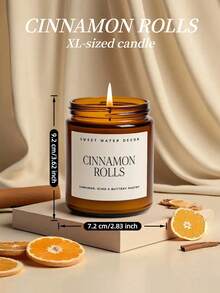 Herbstlich duftende Sojawachskerzen im Glas | Entspannende Aromatherapie-Geschenke für Frauen, Geburtstags- und Hochzeitsgeschenke, gemütliche Herbst-Schlafzimmer-Deko-Kerze.