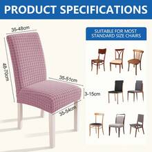 YSTYLE 2/4/6 Piece Stretch Chair Covers With Backrest, Stretch Chair Covers For Living Room Kitchen, Universal Stretch Chair Covers, Modern Cat Scratch-Resistant Chair Covers - Rusty Rose - View 5