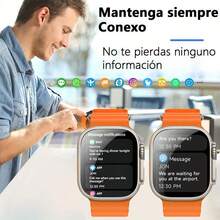 Reloj inteligente 8+1 Ultra19 ,carga inalámbrica, llamada,Bluetooth, monitoreo, medición de la frecuencia cardíaca, presión arterial, deportes, moda y reloj inteligente de salud.