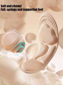 10-2pcs Breathable Shoe Insoles, Soft Foam Material, Easy To Use, Daily Shoe Accessories, Shoe Lining, Comfortable Footwear, Flexible Design, Structure, Suitable For Women's High Heels, Sneakers And Casual Shoes,Shoe,Spring Summer Picks,Brides Maid Gifts,Room,Bedroom Deccor,Bedroom Deccor,Beach,Travel,For Men,For Women,Vacation - Multicolor - View 10