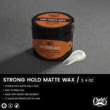 Charle's Cera Fijación Fuerte Mate 113g - Pomada Premium Para Cabello, Barba y Bigote - Efecto Mate - 1 - Ver 6