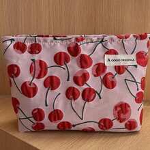 Nécessaire portátil, nécessaire de viagem, nécessaire fofa, nécessaire feminina de grande capacidade, nécessaire com abertura ampla, itens essenciais para viagem, acessórios de higiene pessoal, pincéis, presentes de Natal, estojo, viagem, presentes para mulheres, item essencial de viagem feminino, estojo, carteira/bolsa pequena, organizador de maquiagem, estojo, porta-pincéis, mini estojo, estojo de grande capacidade, presentes para mulheres, presentes de Natal, ideias de presentes para mulheres