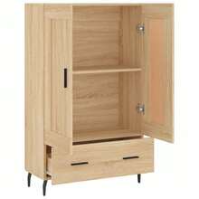 vidaXL Highboard Sonoma-Eiche 69,5x31x115 cm Holzwerkstoff