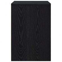 vidaXL 2 Stück Nachttische mit Schublade, schwarz, 40x34x50 cm