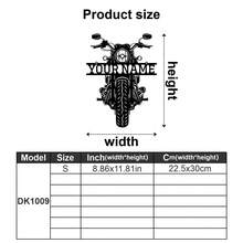 1 pièce Panneau métallique personnalisé pour moto, décoration murale de garage personnalisée, panneau de garage, panneau métallique pour couple de moto, œuvre d'art métallique pour moto - Cadeau pour les motards, Cadeau, Décoration pour couple de moto, Cadeau de mariage pour moto, Cadeau de Noël, Cadeau pour le père, le mari et le petit ami - Multicolore - Voir 59