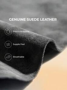 Fuzzy Cozy Women's Fashion Slippers - Genuine Suede Leather, Indoor Outdoor Fluffy Shoes For Winter Comfort, Cute And Warm With Memory Foam Suitable For Gift Chioce - 灰色 - 查看 7