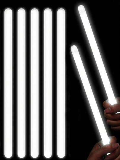 1/15/30/34pcs 14-Inch White Oversized Party Light Sticks. These Extremely Bright Light Sticks Can Continue To Emit Light For 12 To 16 Hours In The Dark. They Are Suitable For Halloween/Christmas Parties, Weddings, Concerts, Bars, Nightclubs, Birthdays, Festivals, Outdoor Activities, Wedding Decorations, Gift Recommendations, Birthday Decorations, Party Lighting Supplies, Lighted Party Supplies, Party Decorations, Party Toys, And Other Occasions.