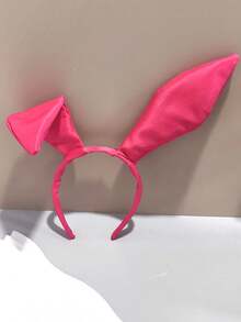 1pc Elegant Rabbit Ear Headband, Costume Accessory For Role Play, Festivals, Parties, Suitable For Bunny Girl, Easter, Halloween, Masquerade
