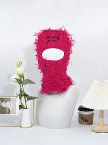 Balaclava Ski Mask Knitted Face Mask With Hole, Balaclava Hat, Party Parody Accessory, Warm Headgear For Outdoor Activities Windproof Neck Warmer Full Face Ski Mask