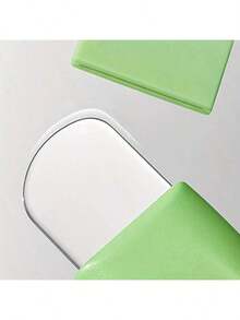 1/2 pezzi Raschietto per punti neri, pulitore delicato dei pori del viso, strumento per l'esfoliazione della pelle, adatto per la pulizia dei punti neri, rimozione delle impurità, spatola per la cura della pelle non elettrica con superficie testurizzata, manico di colore verde chiaro/rosa/beige/viola, facile da impugnare, accessorio per la pulizia dei pori