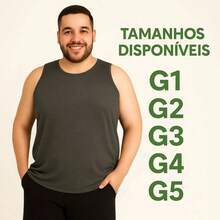 Unisex Plus Size Dry Marbled Tank Top Gym Functional Training Top - Gris Oscuro - Ver 2