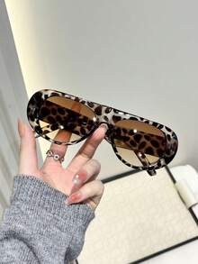 Unisex Fashionable High-End Thick Frame Aviator Goggles - Multicolor - View 14