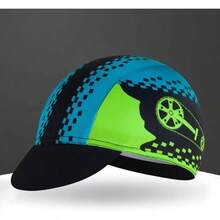 Gorra de ciclismo para hombre y mujer, gorro de ciclismo bajo el casco, polister transpirable absorbente - Talla Única + Rid-2 - Ver 9