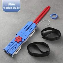 SkipBear Ärmel Schwert, einziehbares Ärmel Schwert Assassin's Creed, robuster Kunststoff Kostüm & Themenparty Accessoire (Grün/Blau/Schwarz), Ausrüstung, einziehbares Ärmel Schwert Assassin's Creed Karotten Ärmel Schwert Armband Werfer Requisit, Stressabbau cooles Spielzeug für Jungs, Strumpfstopfer Männer Spiel Weihnachten Kinderspielzeug Weihnachtsgeschenke für Jungs Spielzeug für Jungs Fidget Spielzeug Strumpfstopfer für Teenager Weihnachtsspielzeug Lustig - Verschiedenfarbig - Übersicht 11