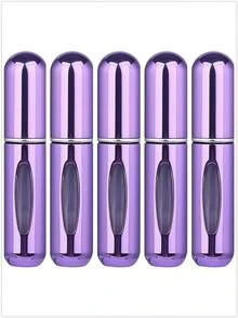 5/4/3/2/1pc 高端香水可填充喷雾瓶，底部可填充雾化器瓶，空香水瓶，便携式旅行香水瓶，精致小瓶，细雾，返校必备用品