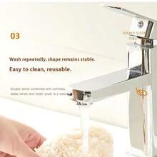 1 对马桶座套，粘性马桶垫，豪华加厚条纹马桶垫，可水洗，适合秋冬季家用 - 彩色 - 查看 7