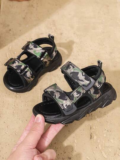 Sandálias novas para bebês, sapatos de praia, sandálias casuais com sola macia, unissex, para crianças pequenas