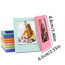 Magnetic Photo Frame, DIY Creative Magnetic Collage Photo Frame Stand, Mixed Match, Modern Style, Gift For Family And Friends - Multicolor - View 3