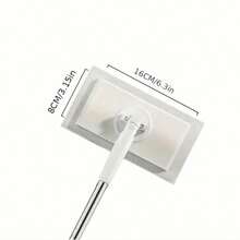 Lazy Portable Mop With Replaceable Cleaning Cloths - Heavy-Duty ABS Construction, Space-Saving Design, Compatible With Standard Cleaning Cloths - Suitable For Kitchens, Bathrooms, Windows, Floors - Ideal For Household And Commercial Cleaning, Multi-Functional Cleaning Tool - 彩色 - 查看 8