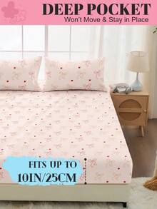 2/3pcs Bedding Set, Bedding, Mattress Protector, Bed Cover, Bed Sheet, Home Decor, Comfortable Home Textile, Breathable Anti-Pilling Mattress Protector, Soft & Skin-Friendly, Soft & Comfortable Bedroom Bedding, Fashionable Mattress Cover - Multicolor - View 4