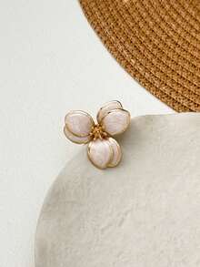 3pcs/1pc Vintage Floral Textured Metal Brooch Set, Classic Style, Versatile For Daily, Elegant For Commute, Party, Holiday, Suitable For Women - Flowers - View 25