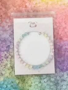 Aproximadamente 80 piezas de nuevas cuentas de cristal facetado de Austria con forma especial, cuentas espaciadoras sueltas para hacer joyas DIY - Cuentas en forma de corazón - Ver 5