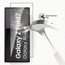 2 miếng dán kính cường lực cho màn hình gập phía trước, tương thích với Samsung Galaxy Z Fold 7/Z Fold 6/Z Fold 5/Z Fold 4/Z Fold 3/Z Fold 2/Z Fold SE, độ cứng 9H giúp giảm trầy xước màn hình và các va đập nhỏ, phụ kiện thiết yếu cho điện thoại có thể gập lại - Trong sáng - Xem 5