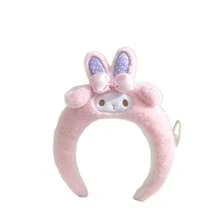 1pc Cute Cartoon Japanese Style Headband Facial Mask Headpiece, Suitable For Dorm, Autumn/Winter, Lace Headband Hair Accessories, Face Mask, Bathing, Headpiece, Decoration For Amusement Park, Unisex Holiday Birthday Party Gift Head Accessories