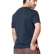 Huxter Black Peruvian Cotton T-Shirt - màu đen - Xem 4