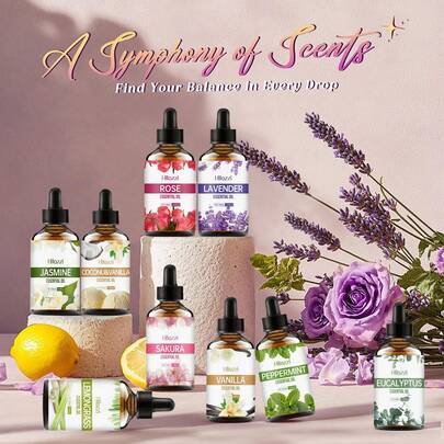 1 Bottle Plant Extract Single Essential Oil, Uplifting Spirit, Relieving Stress, Relaxing Mind And Body, Removing Odor, Enhancing Fragrance, Promoting Sleep, Nourishing Skin. 100ml/3.38 Fl Oz. Standard Concentration Scent, Purchase As Needed! Halloween, Mysterious, Autumn, Holiday, Winter, Aromatherapy, Home Fragrance, Diffuser, Gift, Home Decor, Birthday, Graduation