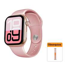 Smartwatch para Hombres y Mujeres, Reloj Inteligente de Moda: Pantalla 2.01" Bordes Ultra Finos, NFC, Asistente Diario(Calculadora/Alarma/Clima), Carga Inalámbrica, Recibe notificaciones de Whats-App/Face-book, Llamadas por Bluetooth, Seguimiento de Actividad Física, +100 Esferas Personalizables, Compatible iOS/Android - Reloj Hombre(relojes para hombre) / Reloj Mujer(relojes para mujer). - Rosa-2 Correas - Ver 11