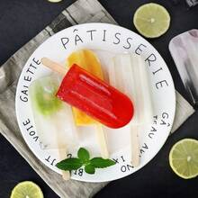 6-Piece Popsicle Mold Set, Stainless Steel Ice Cream Molds With Stick Holder Base, DIY Freezer Mold Set For Making Homemade Popsicles And Ice Cream - Silver - View 2